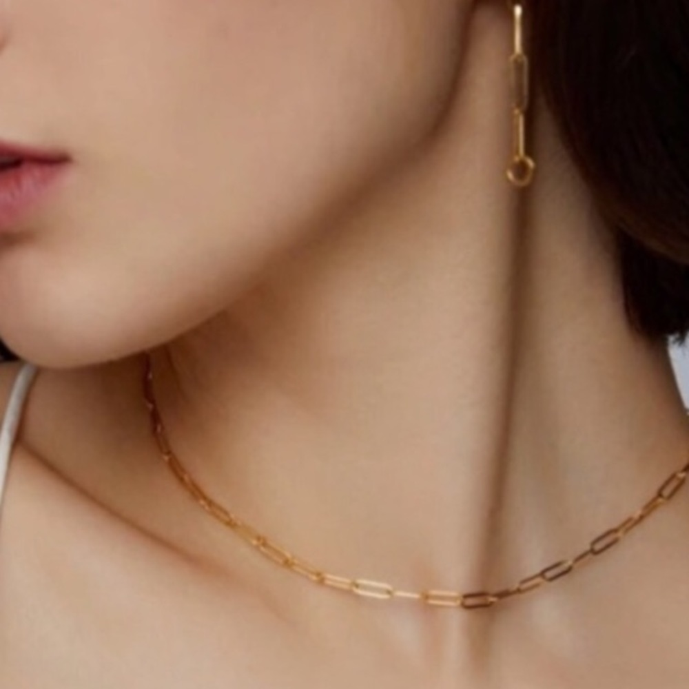 NWOT 18K gold plated chain necklace - Picture 3 of 4